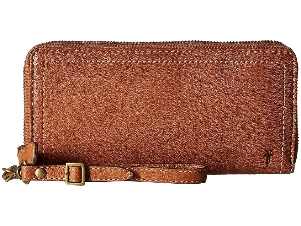 

Frye Lily Zip Wallet (Tan) Wallet Handbags