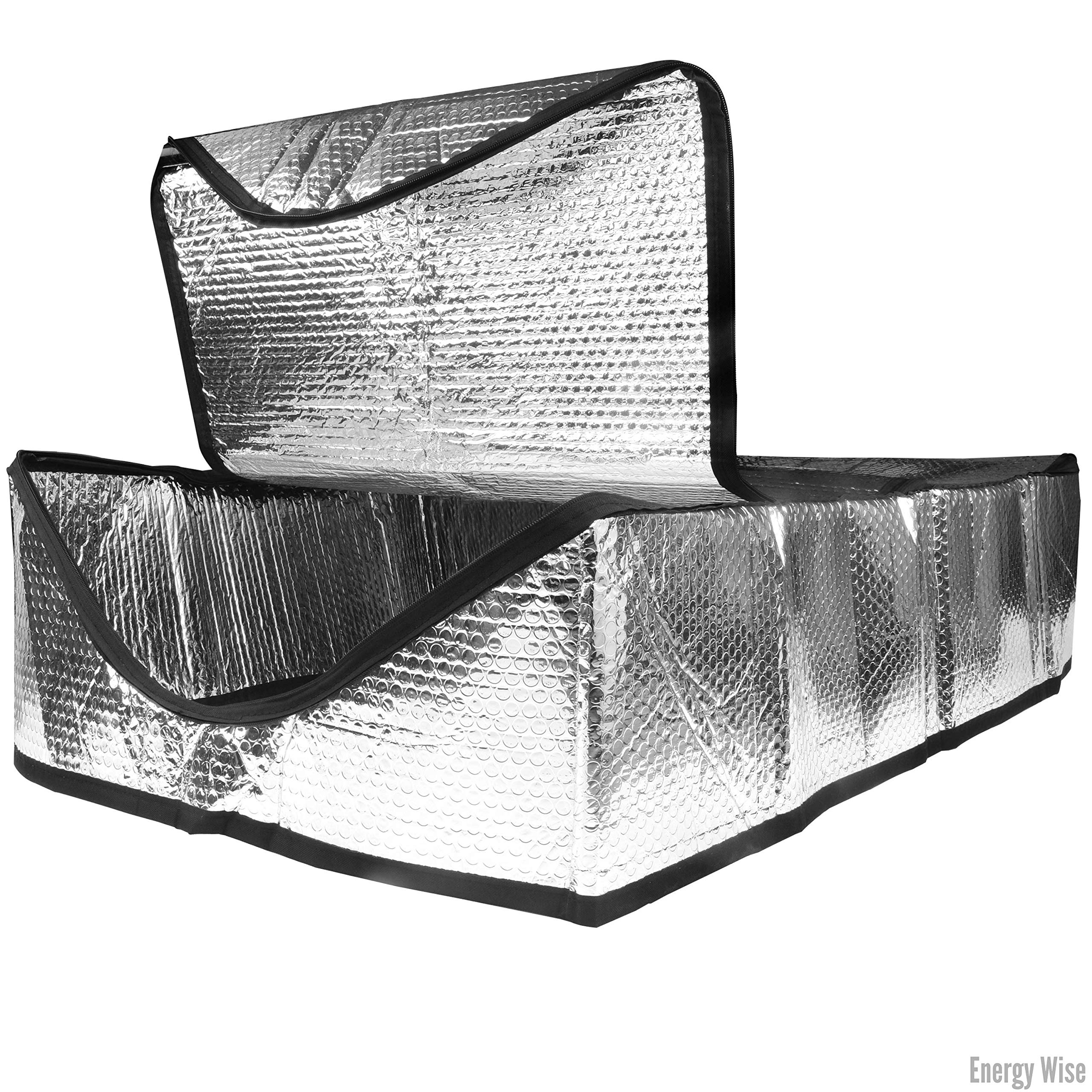 Energy WiseStairs 25" x 54" x 11" R-Value of 14.5 15 Minute Install Door Cover Tent for Attic Ladder Insulation, Gray