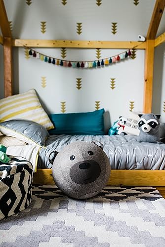 Miniatura 3 de Vivora Niko - Silla de bola sentada para la oficina y el hogar, ligera y ergonómica de pie, con solución de bola de ejercicio activadora con asa y