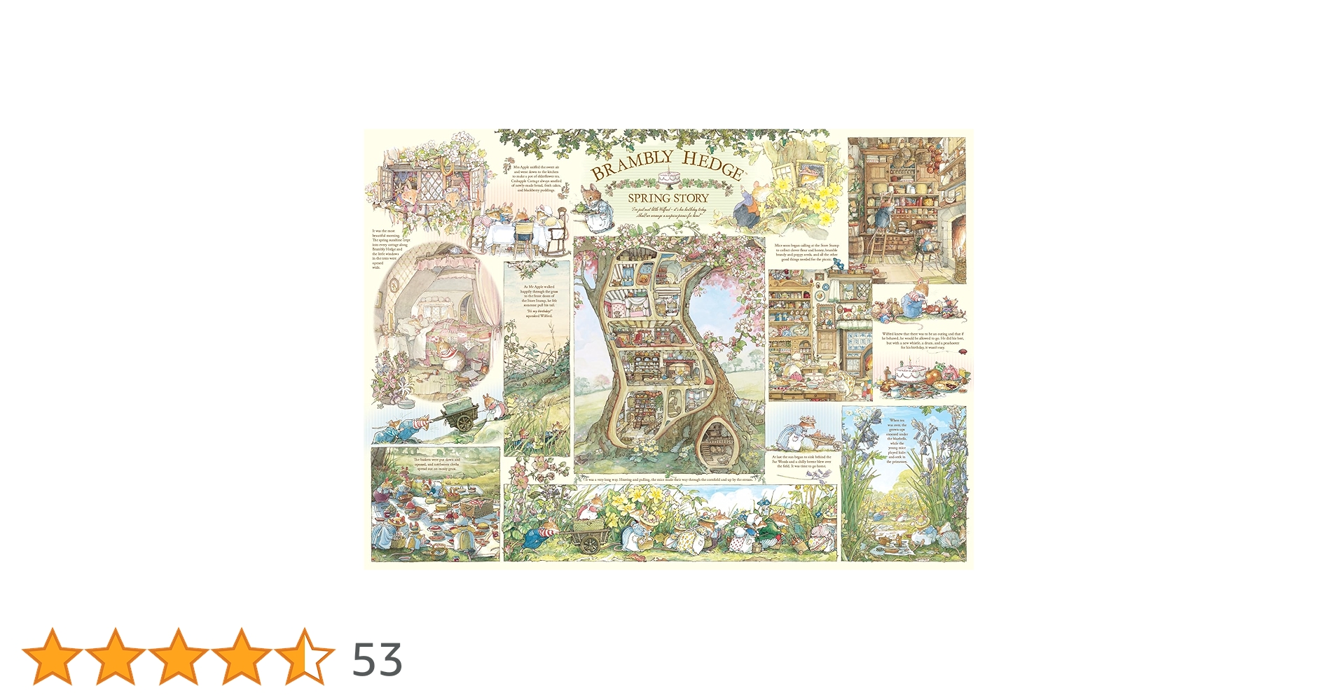 Amazon | Cobble Hill 1000ピースパズル - Brambly Hedge Spring Story