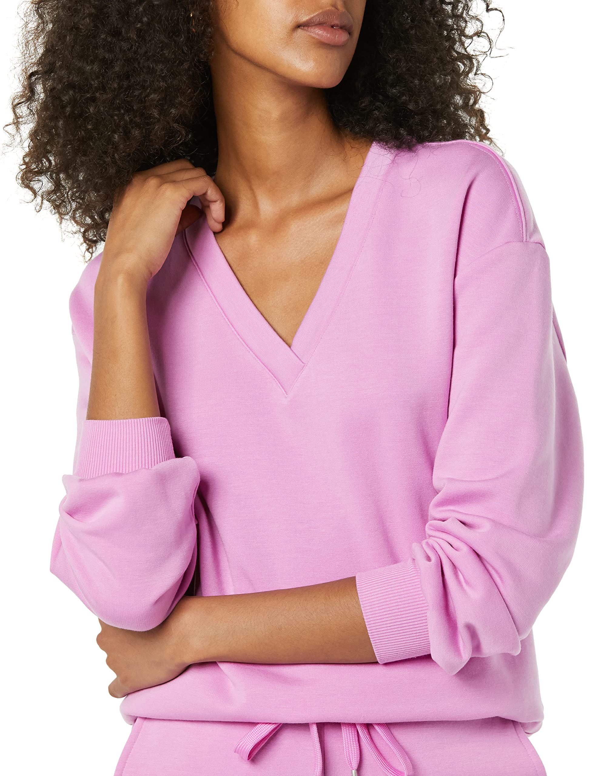 Amazon Aware Felpa in pile dalla vestibilità comoda con scollo a V (disponibile in taglie forti) Donna