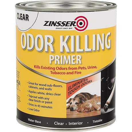 Zinsser Odor Killing Primer: The Ultimate Solution for Fresh Walls