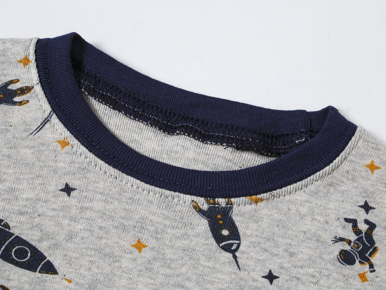 Dolphin&Fish Boys Pajamas 4Piece Toddler Kids Pjs Sets Cotton Toddler Clothes Sleepwears - Image 3