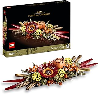 LEGO 10314 Icons Centrotavola di Fiori Secchi Fint
