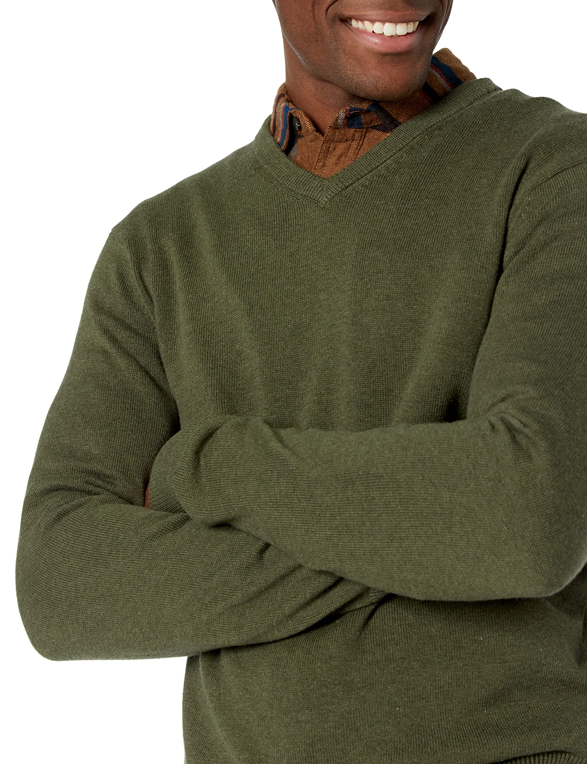 Amazon Essentials Maglione con Scollo a V (Disponibile in Taglie Extra Forti) Uomo