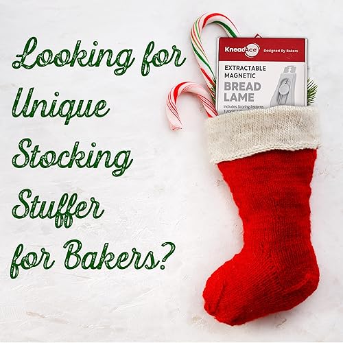 Miniatura 20 de KneadAce Herramienta de puntuación de masa magnética mejorada, herramienta profesional de puntuación de masa con hoja extraíble, herramienta de pan