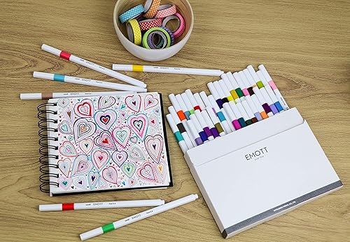 Miniatura 6 de Emott Fineliner - Juego de bolígrafos #1, 40 colores, surtido