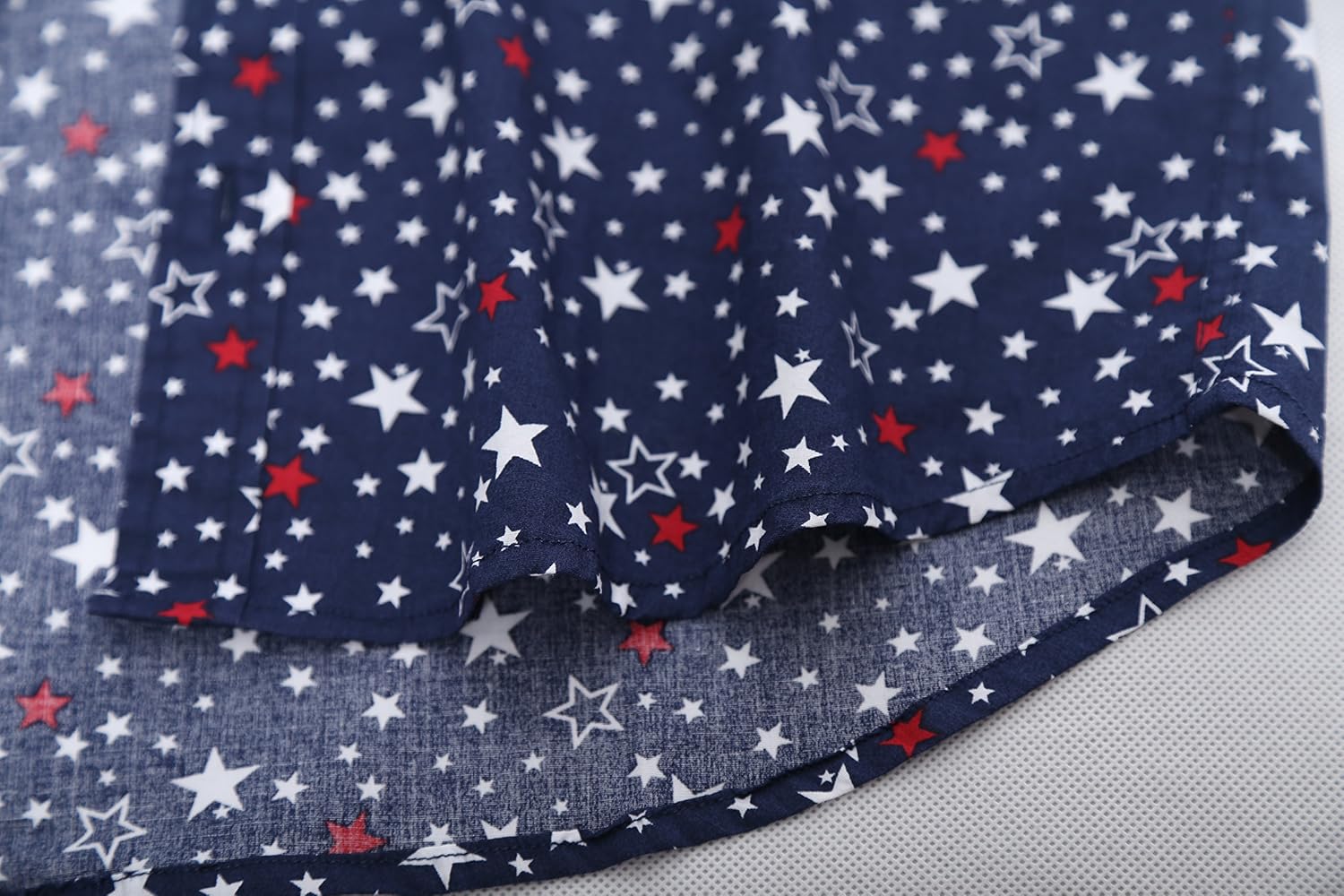 Men's Casual Short Sleeve Printing Pattern Button Down Shirt - Image 5