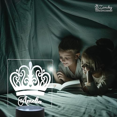 Miniatura 5 de Zanuby Luz nocturna personalizada para niños y niñas, regalos únicos de luz nocturna con nombre personalizado para niños y niñas, regalos