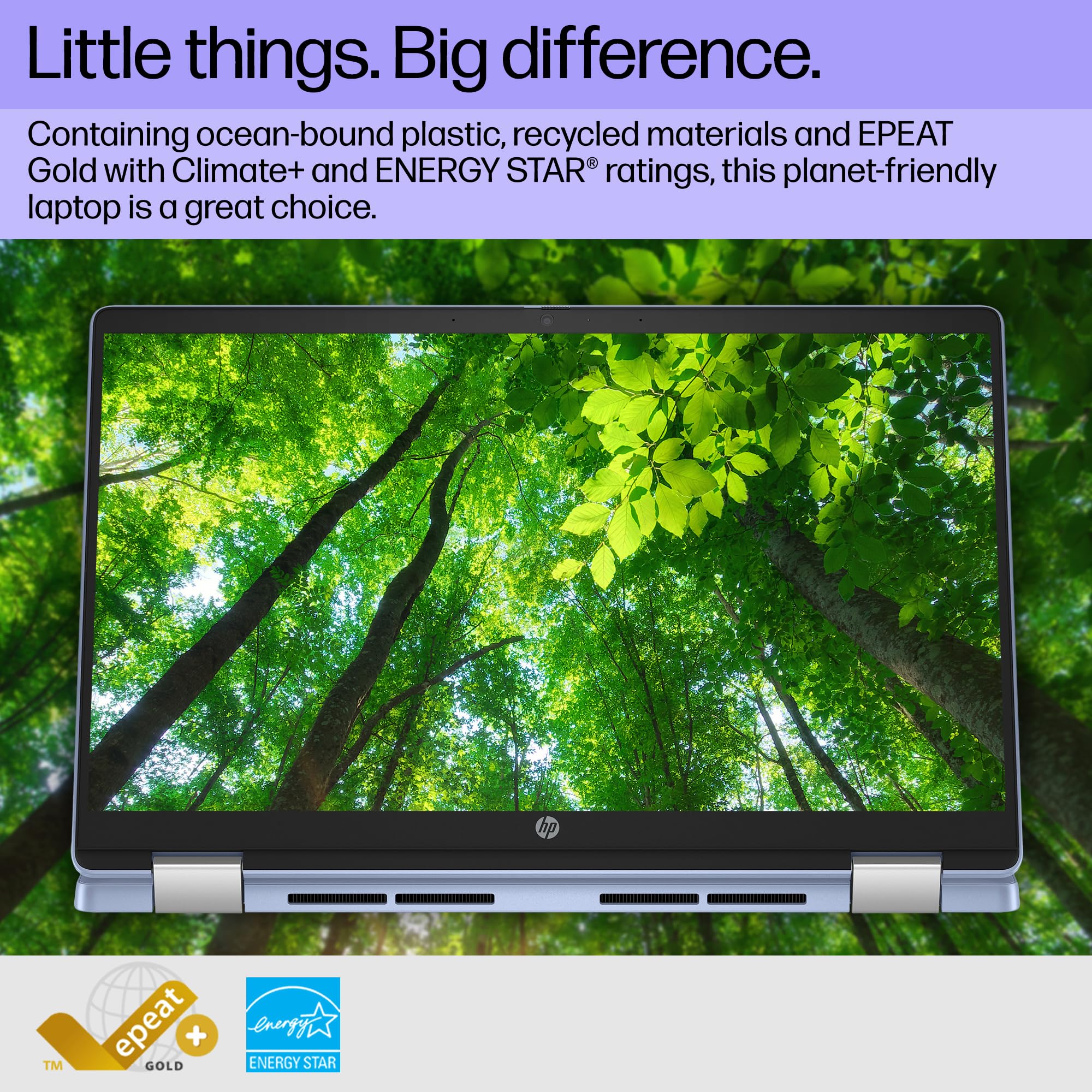 HP Chromebook Plus x360 14 2 in 1 laptop (14