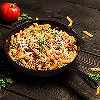 Vista 6 de Utopia Kitchen sartén de hierro fundido de 10.25 in