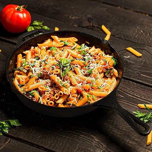 Miniatura 48 de Utopia Kitchen Sartén de hierro fundido de 6.5 pulgadas, sartén de hierro fundido, sartén pre-sazonada, utensilios de cocina seguros