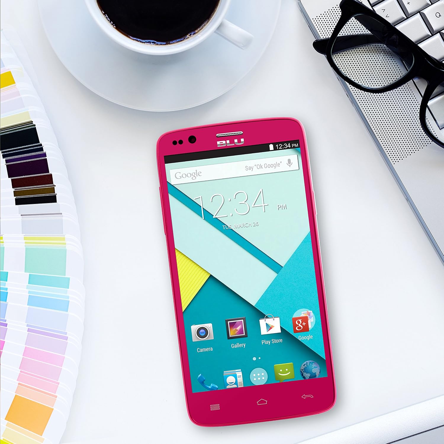BLU Star 4.5 Design Edition Global GSM - Unlocked (Pink)