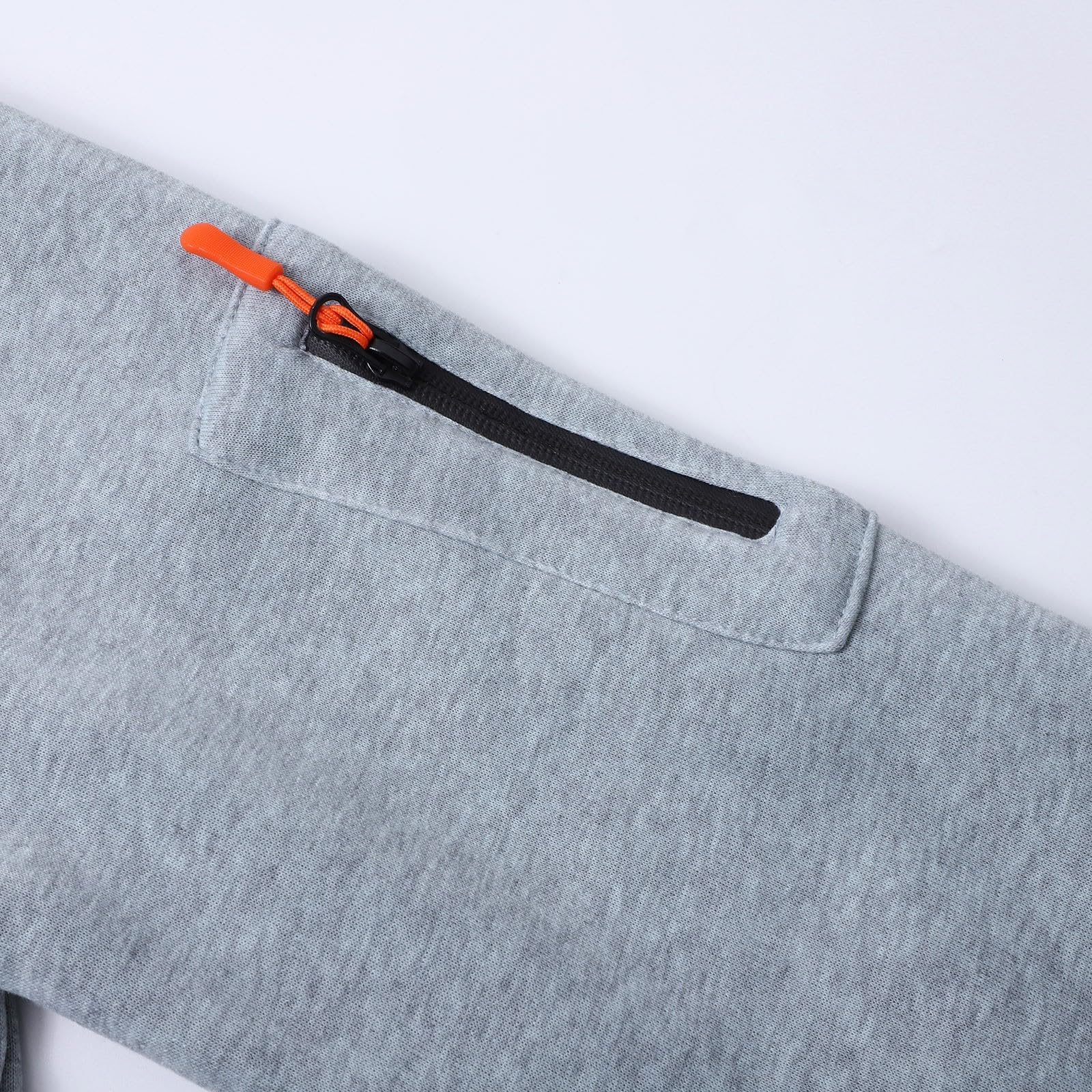 Tuta da jogging da uomo, tuta sportiva a mezza zip, per primavera, autunno, 2 pezzi, a maniche lunghe, per il tempo libero, casual, per la casa, per il fitness