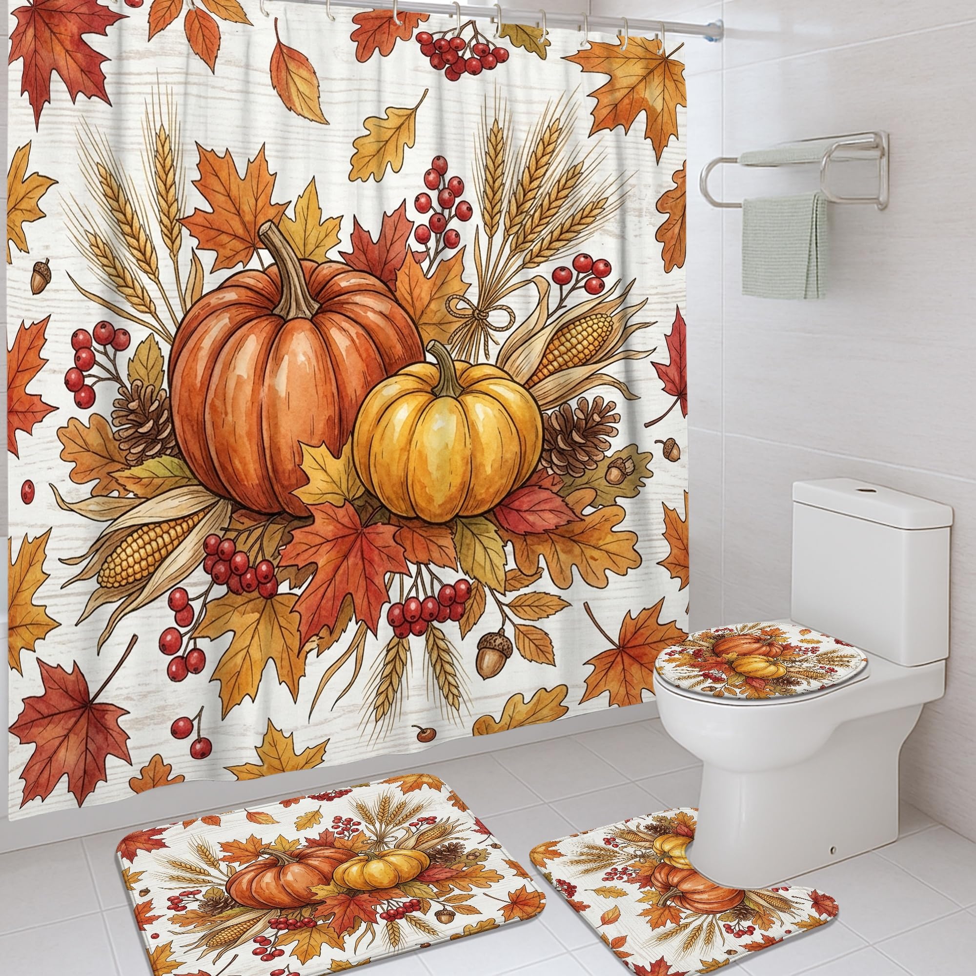 Rideaux de douche de qualité hôtel en polyester texturé de taille 183x183 cm