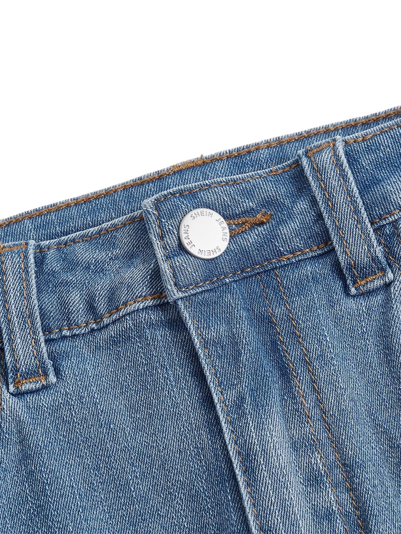 SOLY HUX Jupe en jean pour femme - Grandes tailles - Mini jupe en denim usé avec poches - Jupe moulante - Jupe crayon - Tenues d'été