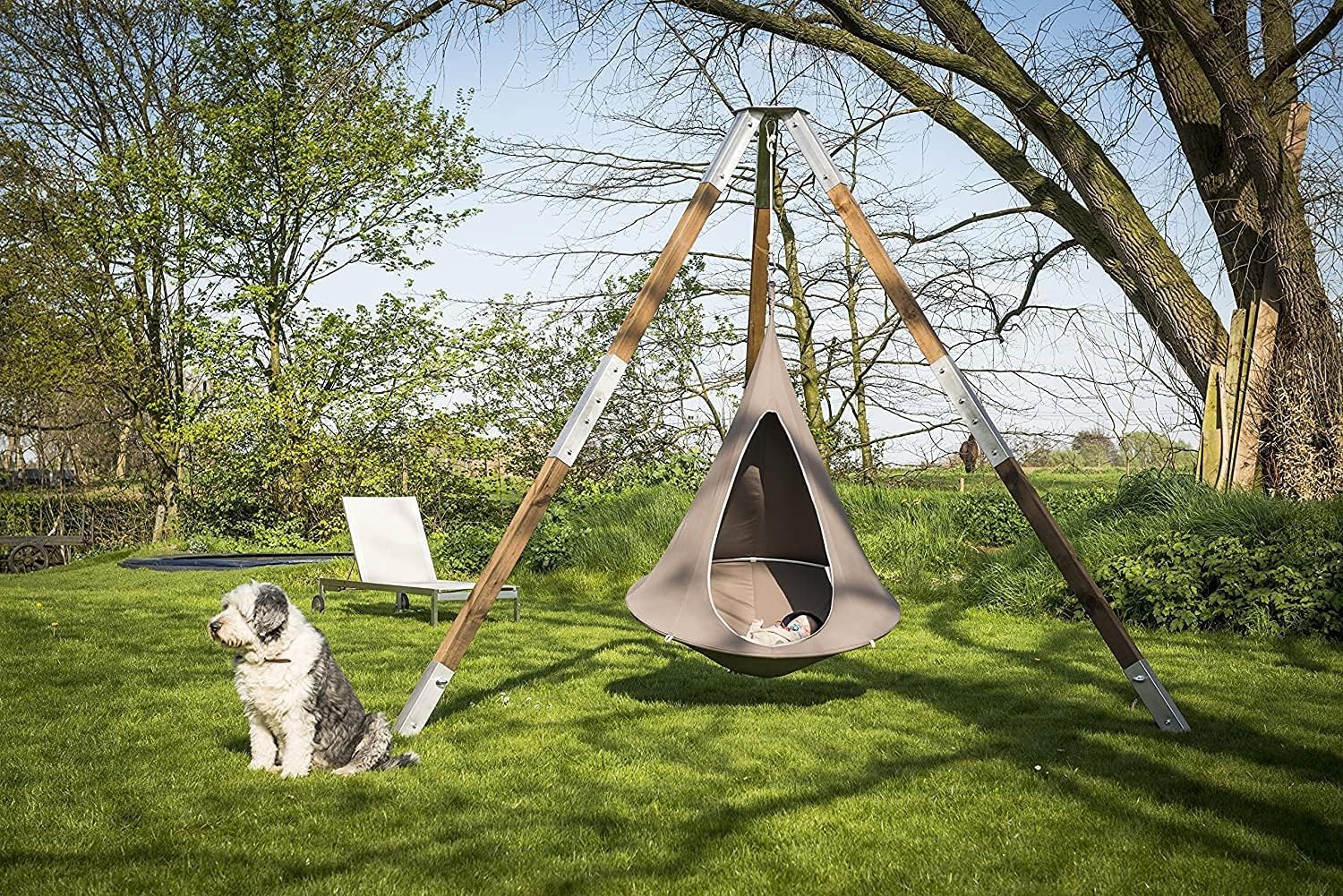 Amazon.co.jp: ハンモックチェア コニカル 吊り下げ ハンギング