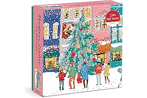 Christmas Carolers Fun & Festive Holiday Scene 1000 Piece Jigsaw Puzzle