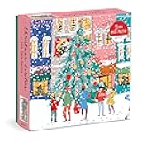 Christmas Carolers 1000 Piece Jigsaw Puzzle, Christmas Puzzle with Festive Holiday Scene