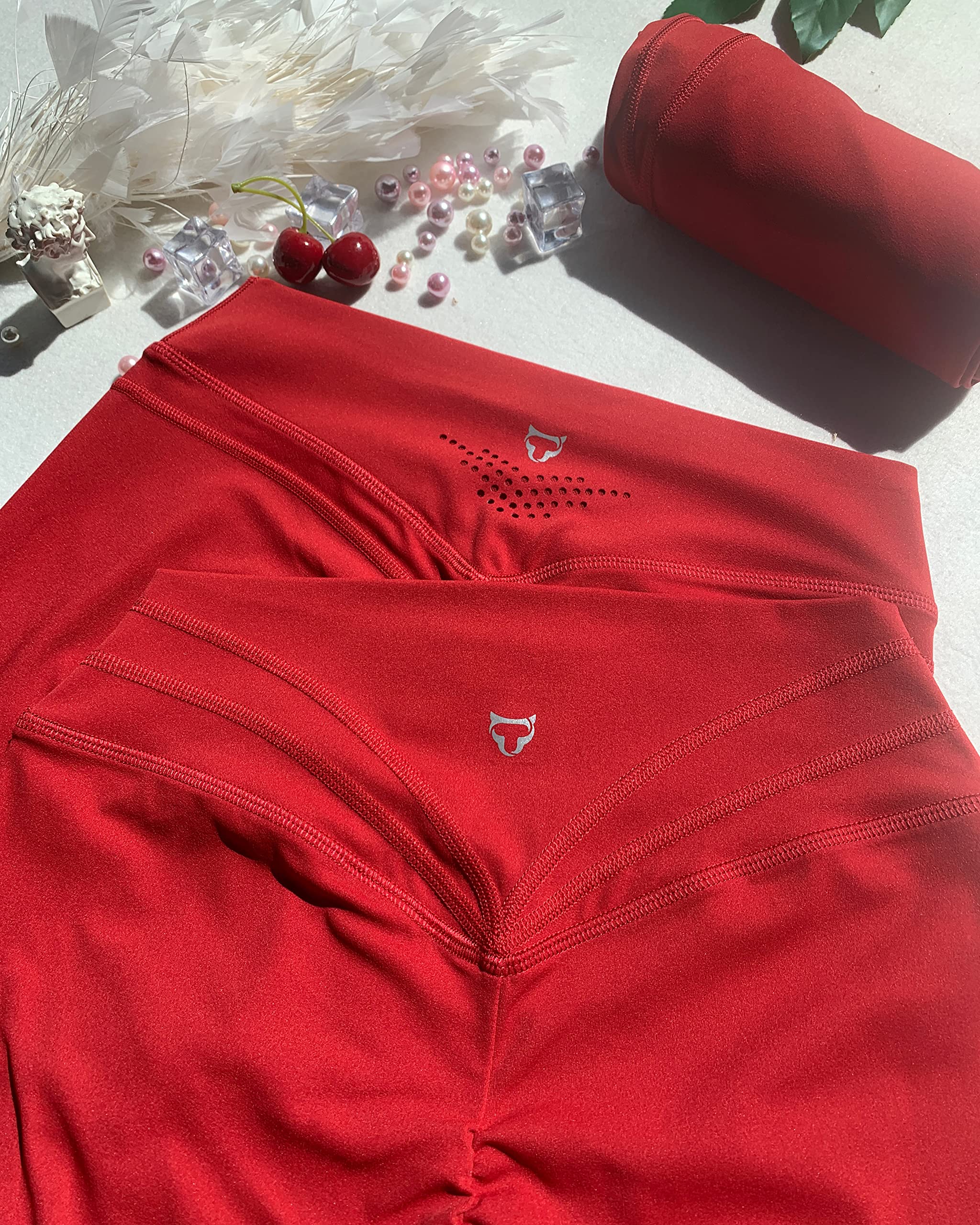 TomTiger Pantaloni da Yoga da Donna 7/8 a Vita Alta per Allenamento, Yoga Leggings da Donna, Sollevamento Glutei, Controllo Addome