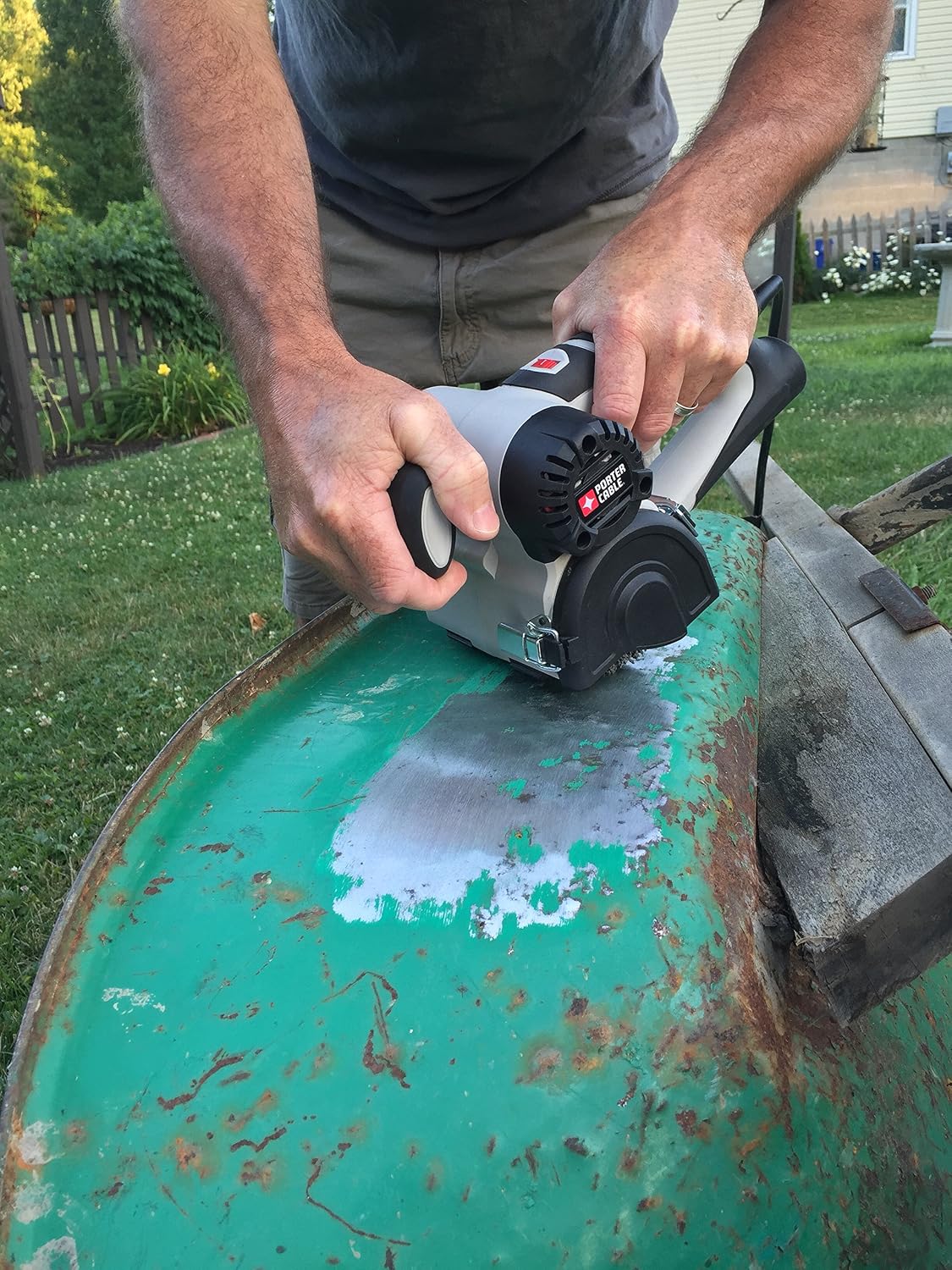 PORTER-CABLE PXRA2676 Multi Purpose Restoration Tool - Sander, Grinder, Polisher with 6 Accessories,