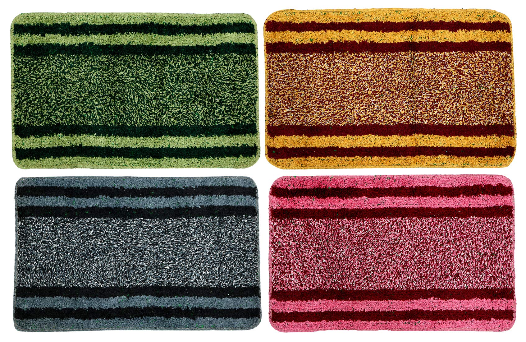 6 Pack Cotton Door Mats - Durable & Water Resistant -19