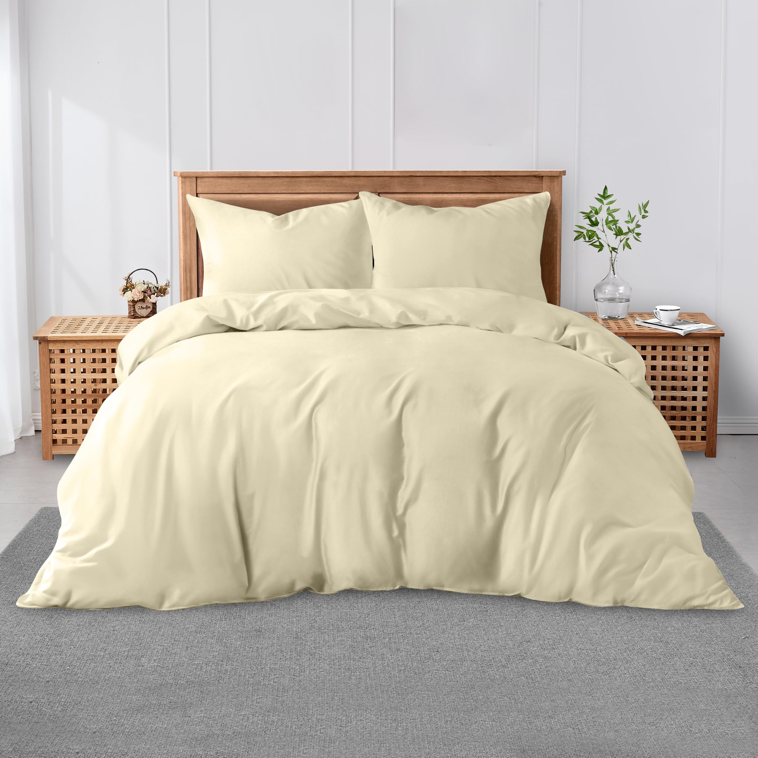 GC GAVENO CAVAILIA Single Size Duvet Cover, Super Soft Breathable Polycotton Bedding & Linen