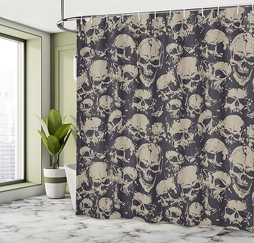 Vista 36 de Ambesonne, cortina de ducha cuatro estaciones