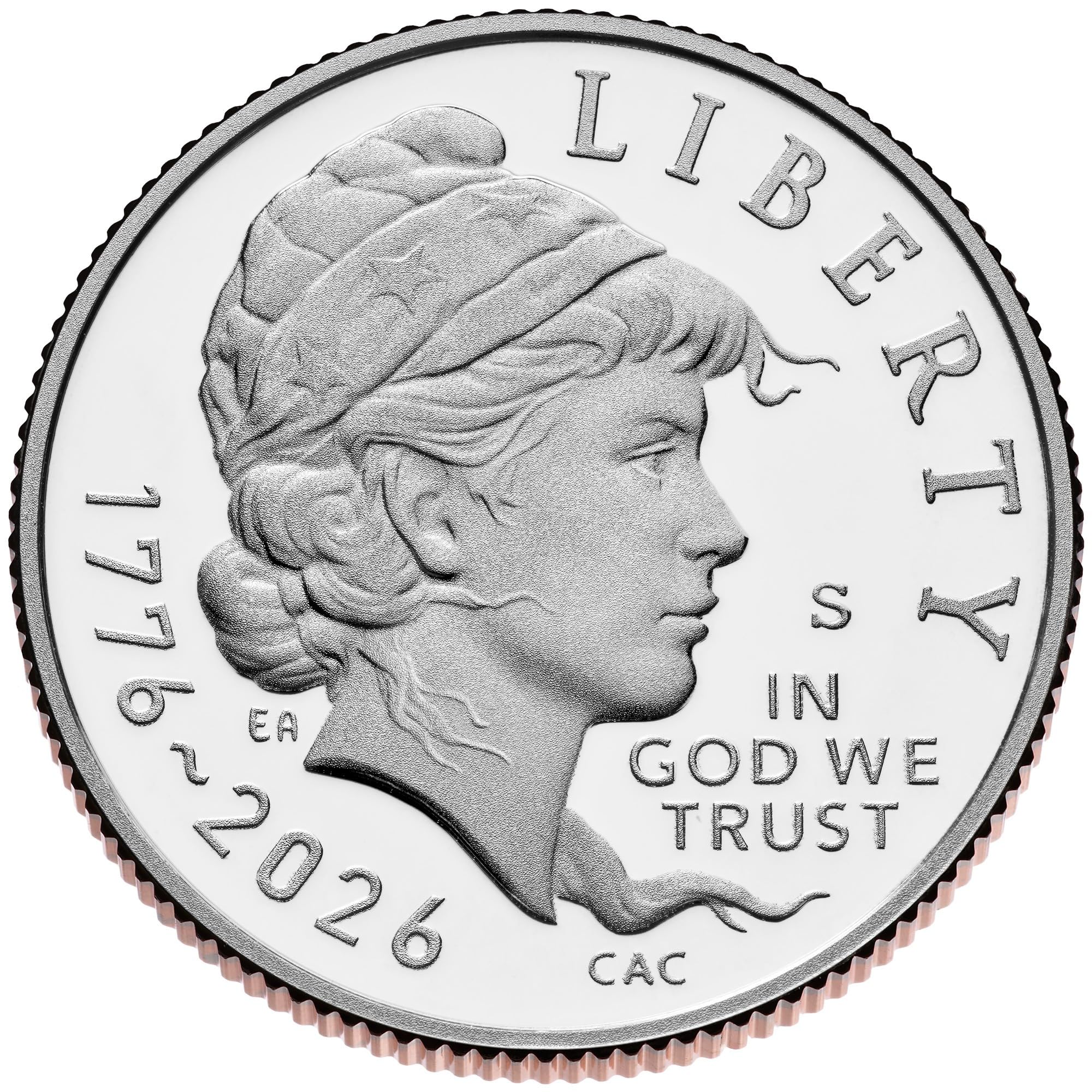 2026-S Silver Proof Semiquincentennial Emerging Liberty Dime, Deep Cameo, Legal Tender, United States of America
