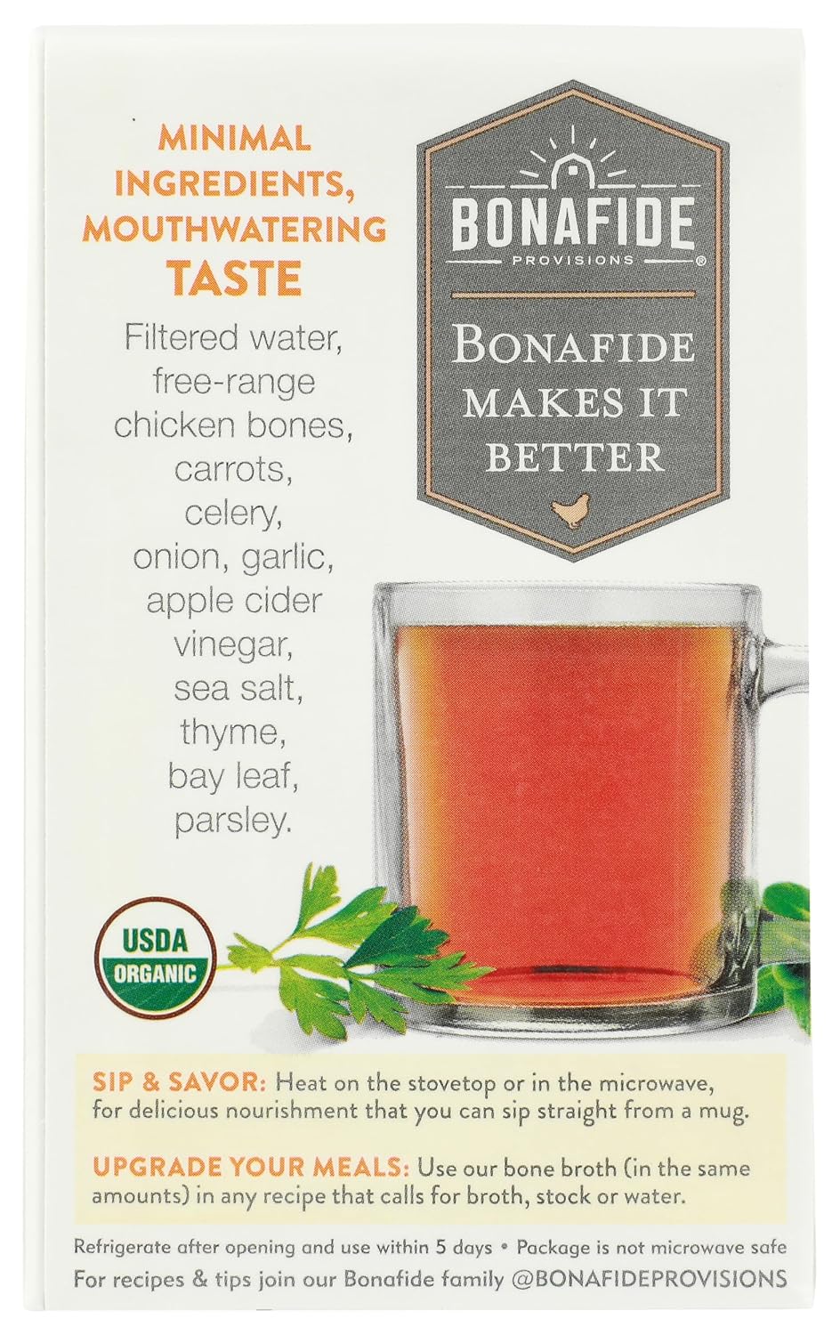 Bonafide Broth Bone Chicken Dry, 16.9 oz
