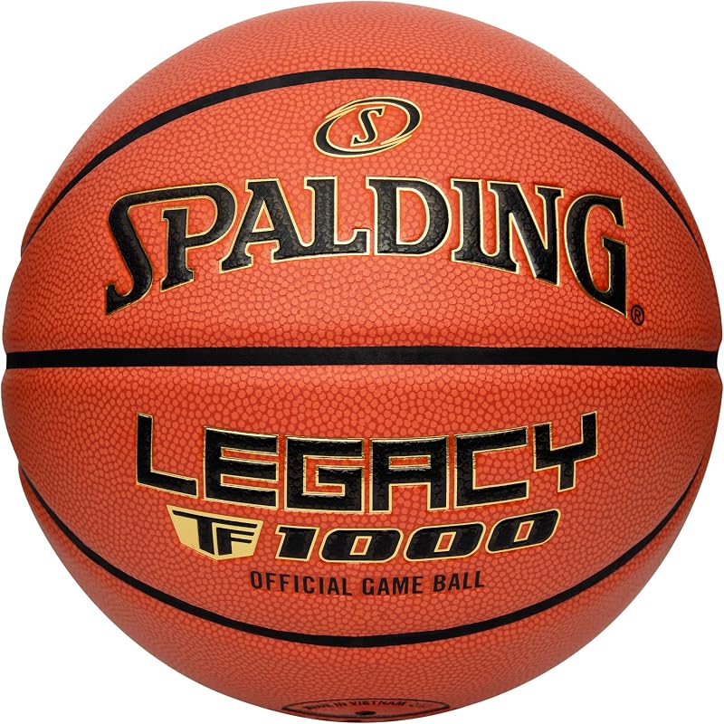 Balón de juego oficial Spalding Legacy TF-1000, baloncesto de interior, tamaños 6 y 7