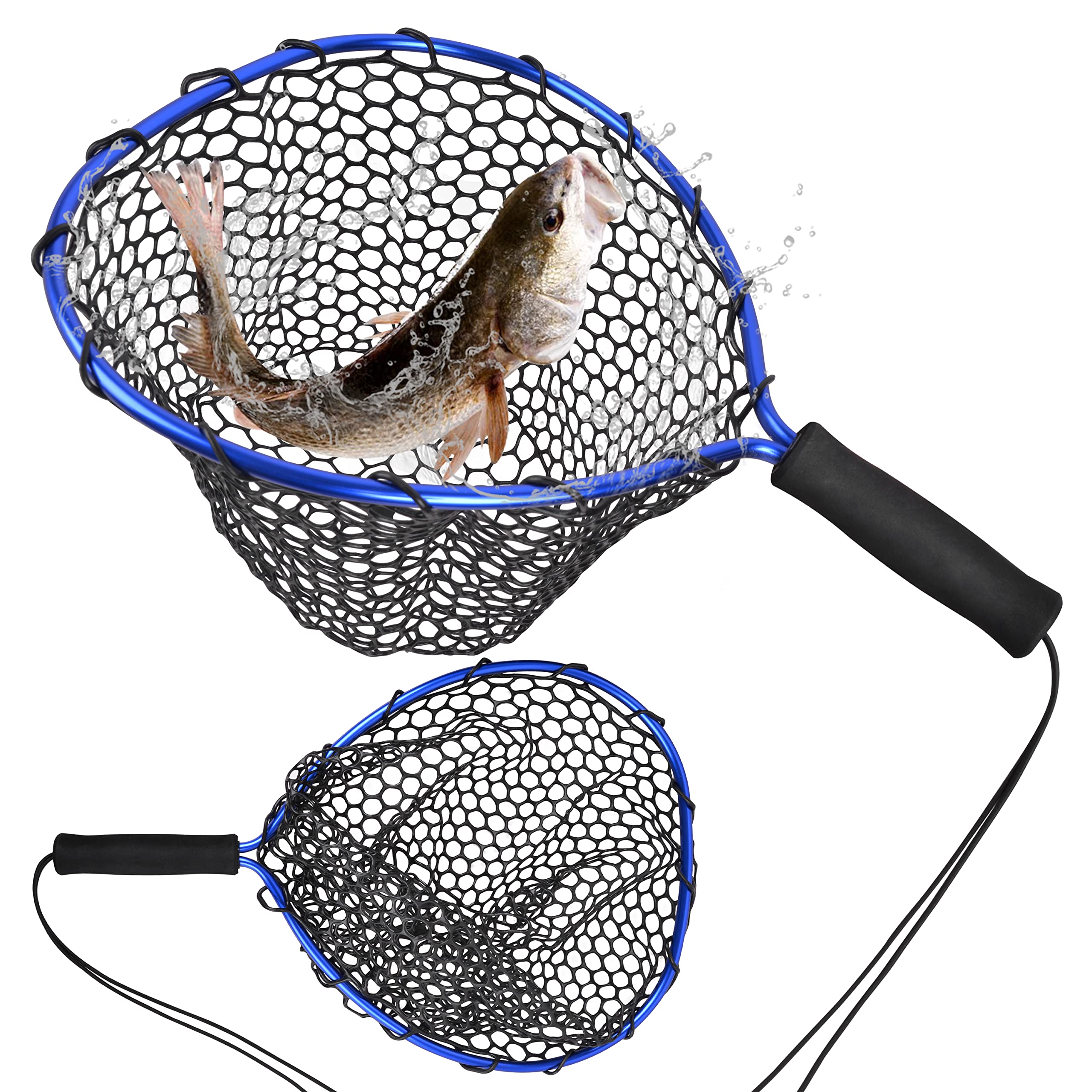 Floating Fishing Net,Fishing Landing Net with Rubber EVA Handle for Easy Fish Catch and Release Fishing Net for Fly, Trout, Salmon, Bass, Kayak Fishing (Style AA), Nets - Amazon Canada Floating Fishing Net,Fishing Landing Net with Rubber EVA Handle for Easy Fish Catch and Release Fishing Net for Fly, Trout, Salmon, Bass, Kayak Fishing (Style AA), Nets - Amazon Canada