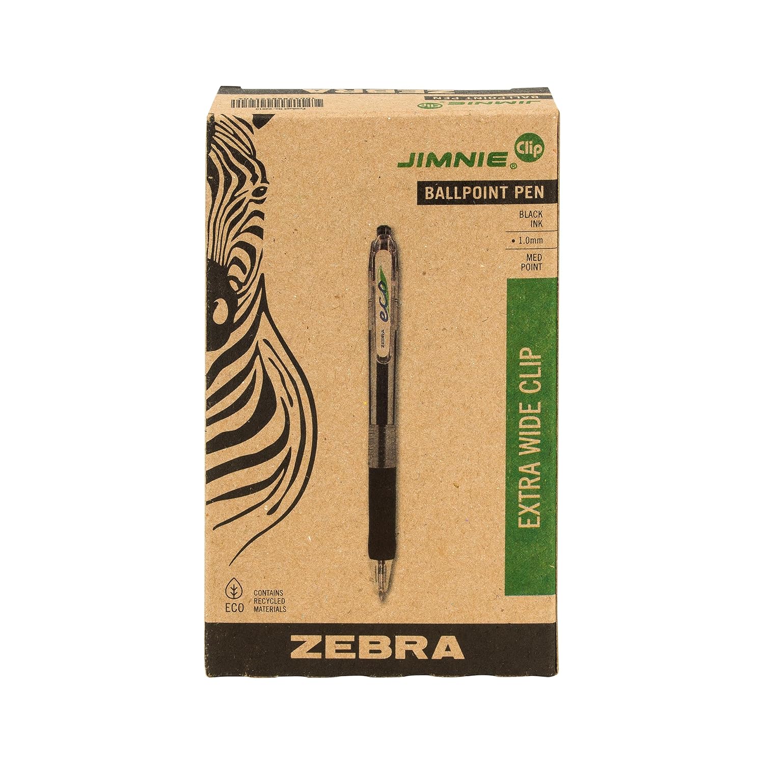 Zebra Eco Jimnie Clip Druckbleistift – 0,5 Mm, Schwarz, Mit Flexiblem Binderclip