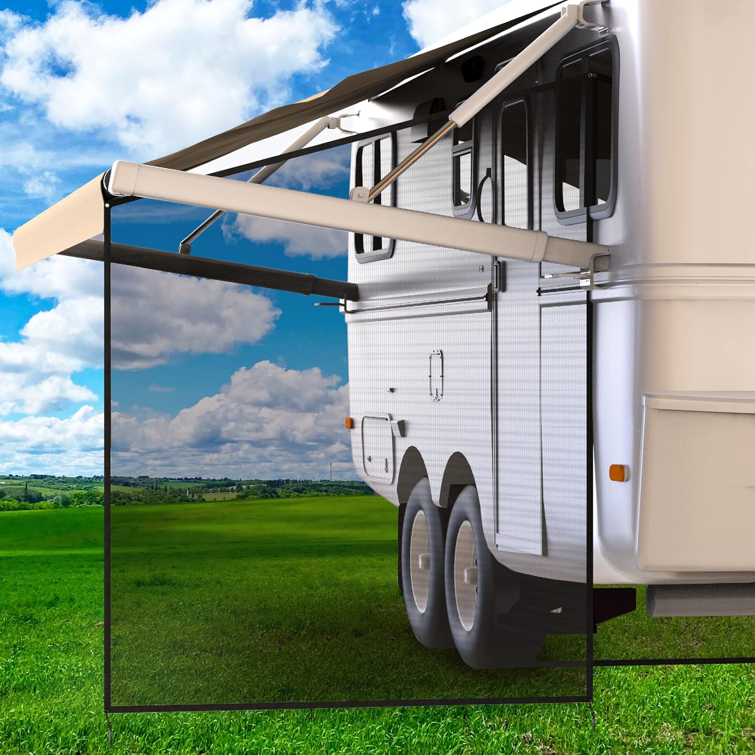 Buy LATCH.IT RV Awning Shade Screen 7x9’ Side RV Awning Screen Mesh