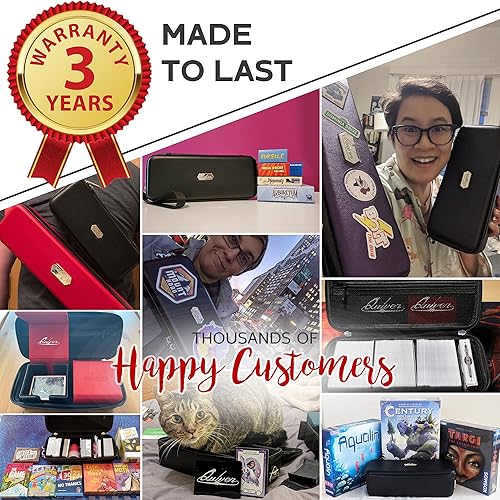 Miniatura 6 de Quiver Time Estuche de transporte de tarjetas Green Bolt - Estuche para cartas intercambiables, bolsa de almacenamiento de tarjetas MTG, caja de