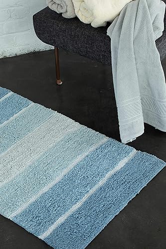 Miniatura 8 de Alfombra de baño Chardin Home, 100 % algodón, 2 piezas (21 x 34 pulgadas y 17 x 24 pulgada)