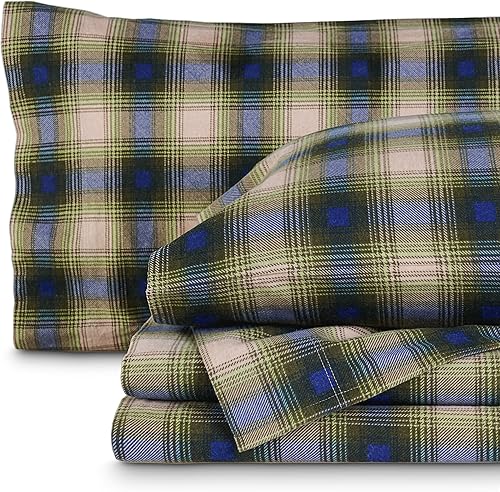 Miniatura 14 de Bare Home - Juego de sábanas de franela de doble cepillado para mayor suavidad y comodidad, 100 % algodón, aterciopelado, suave, pesado, bolsillo 08