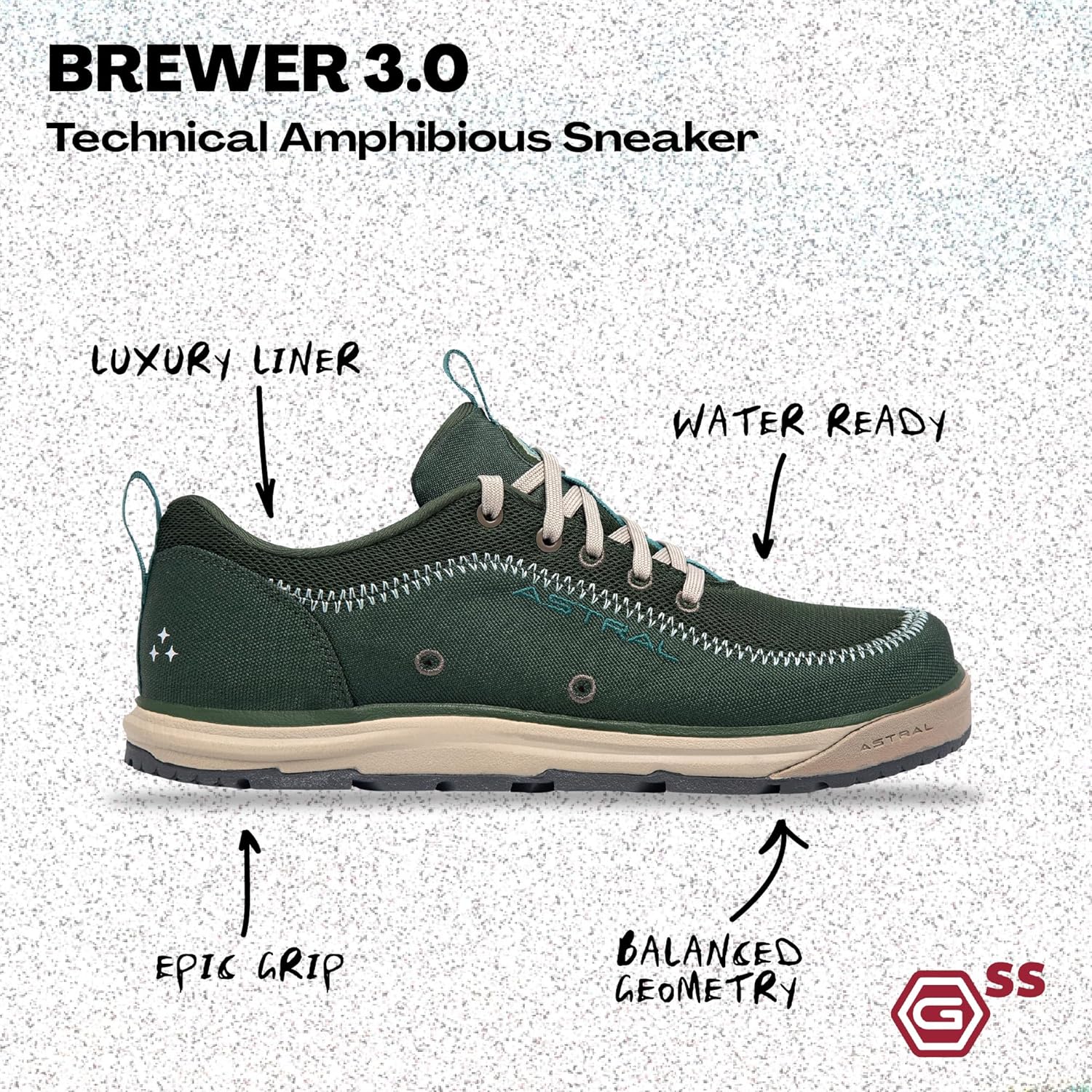 Astral Brewer 3.0 Shoes - Barefoot, Quick-Drying Men’s & Women’s Sneaker for Casual Wear, Water Sports, Travel, & Hiking - Image 4