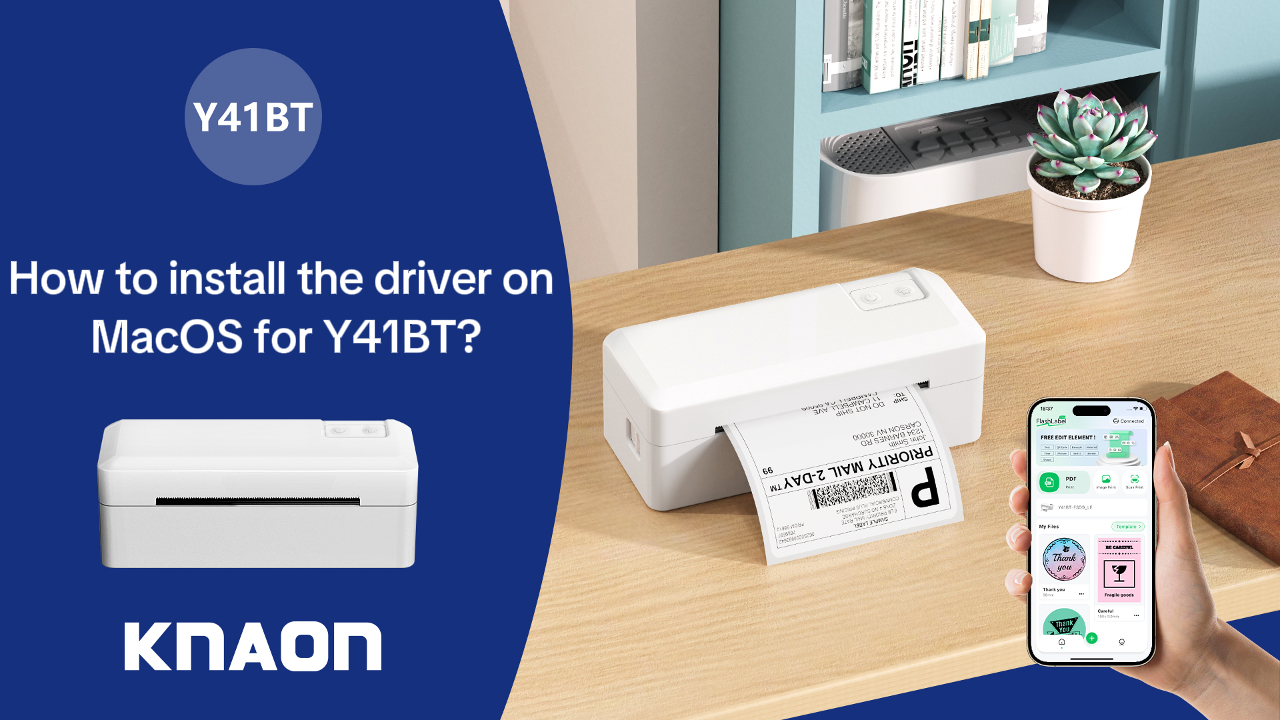 Amazon.com: KNAON Shipping Thermal Label Printer, 4x6 Portable