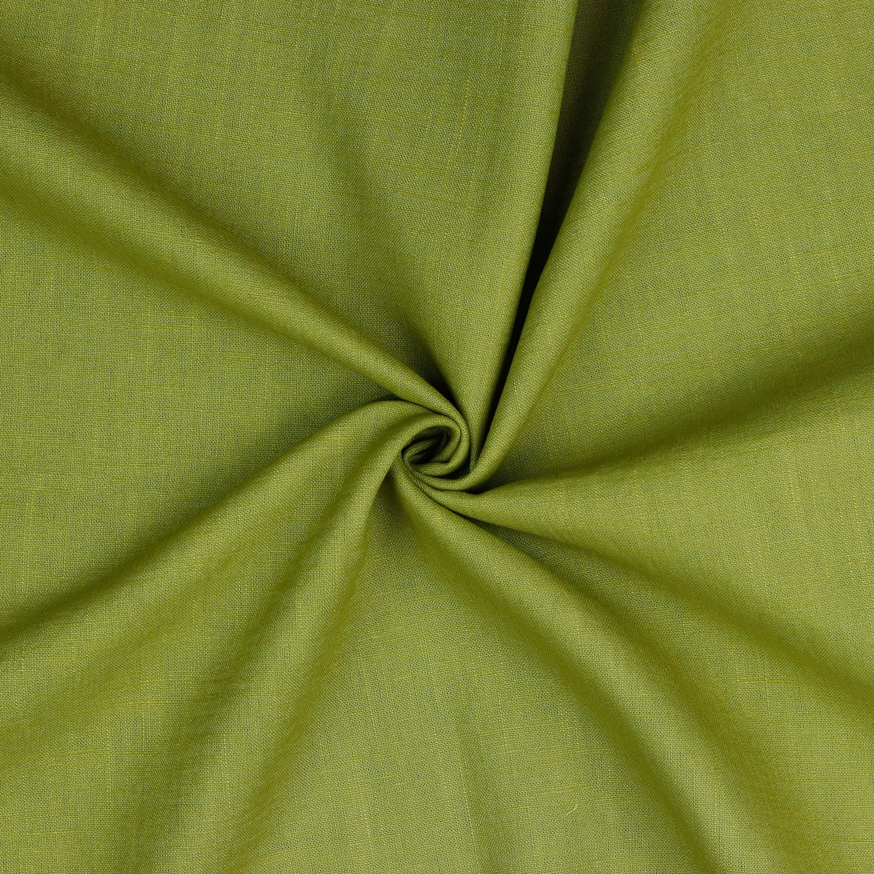 Vmg-Store 025 I Moss Linen Fabric, Sold By The Metre, Plain, 40 Colours, 100% Linen Fabric, Natural Fabric, Oeko-Tex, 140 Cm Width (025 I Moss)