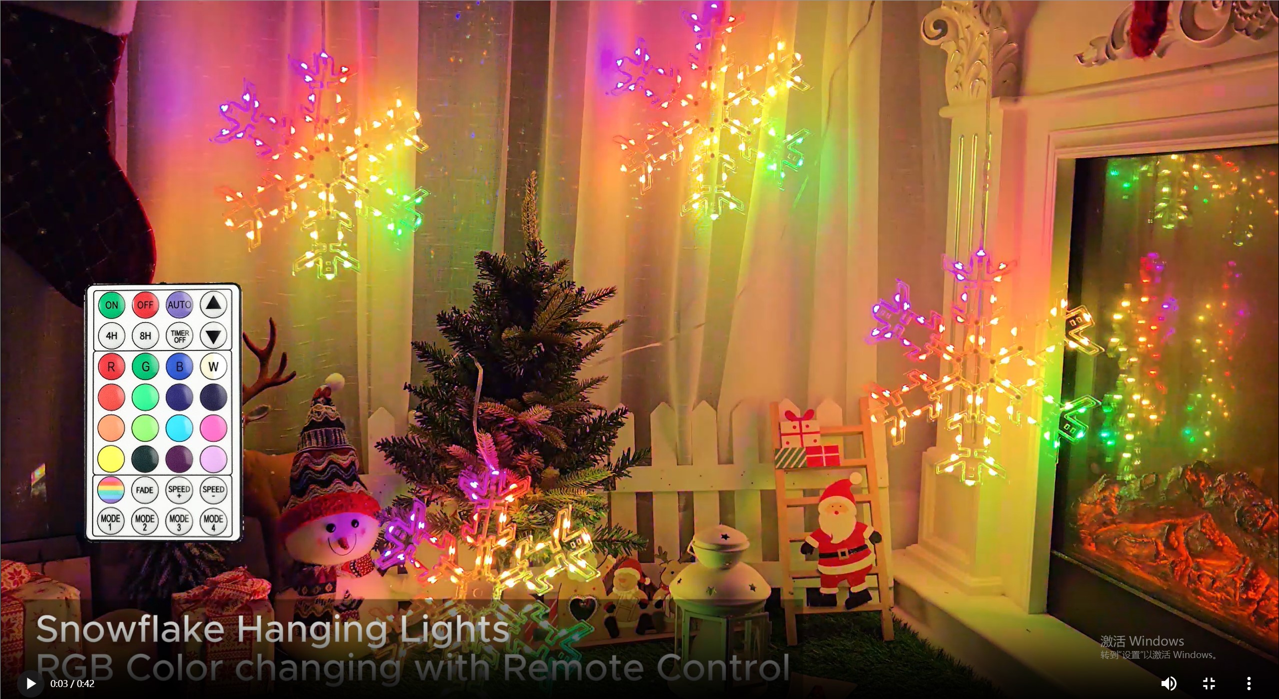 Amazon.com: BrizLabs 2 Pack Christmas Window Lights with Remote