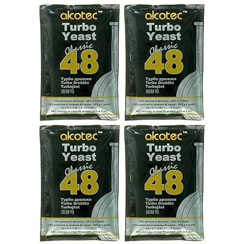 Alcotec Classic 48Hour Turbo de levadura Pack de 4