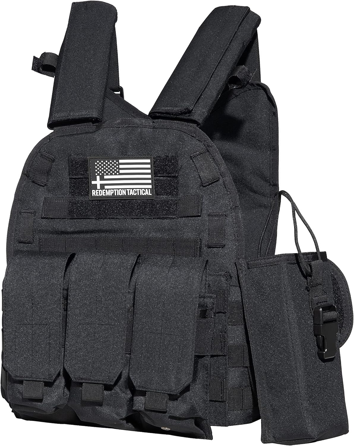Redemption Tactical “Sentry 2.0” PALS Molle Airsoft Paintball Vest with Side Cummerbund, and Pouches