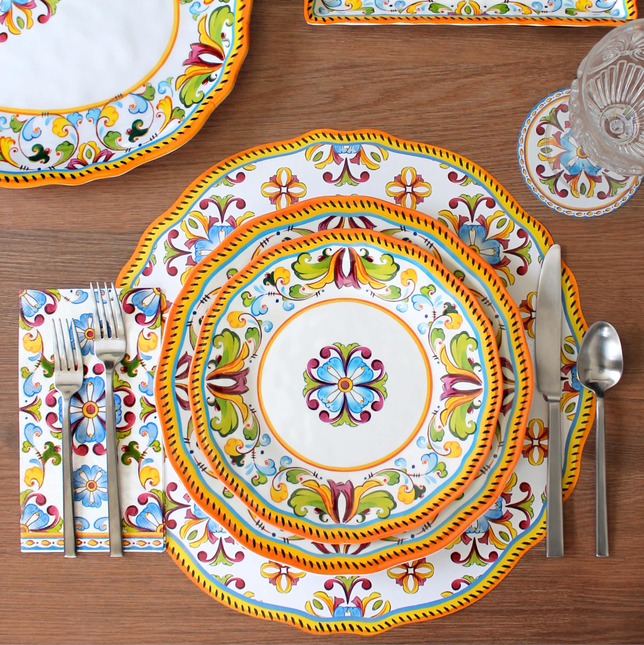 Gien トスカーナ シリアルボール2枚セット 深皿 サラダ スープ