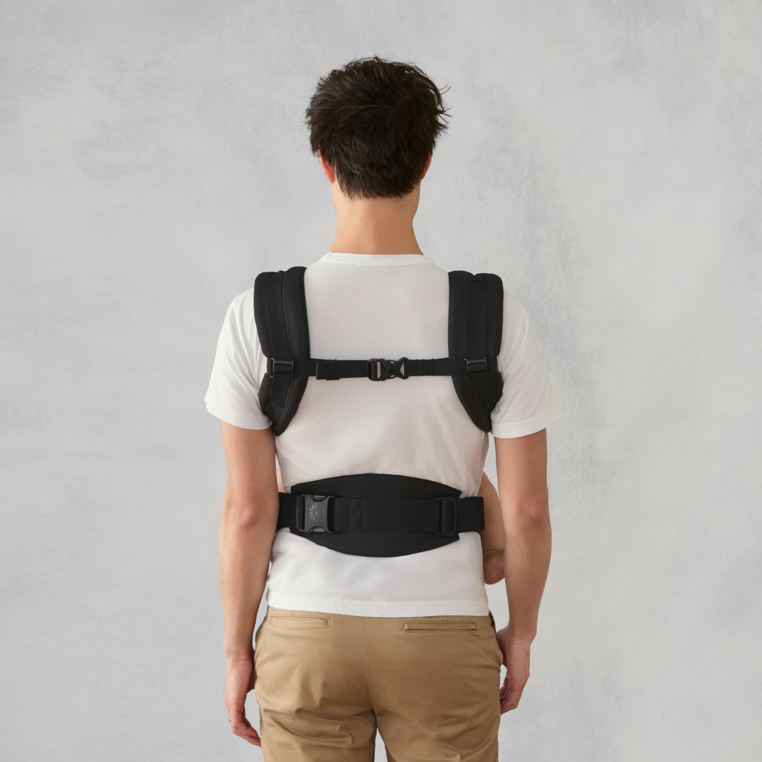 Ergobaby Omni 360 Cool Air Mesh Marsupio Neonati Ergonomico 0 36 Mesi, 4-in-1 Zaino Porta Bebe Traspirante, Onyx Black