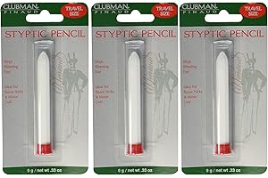 Clubman Pinaud Styptic Pencil - Travel-Sized Solution for Razor Nicks and Ingrown Hairs