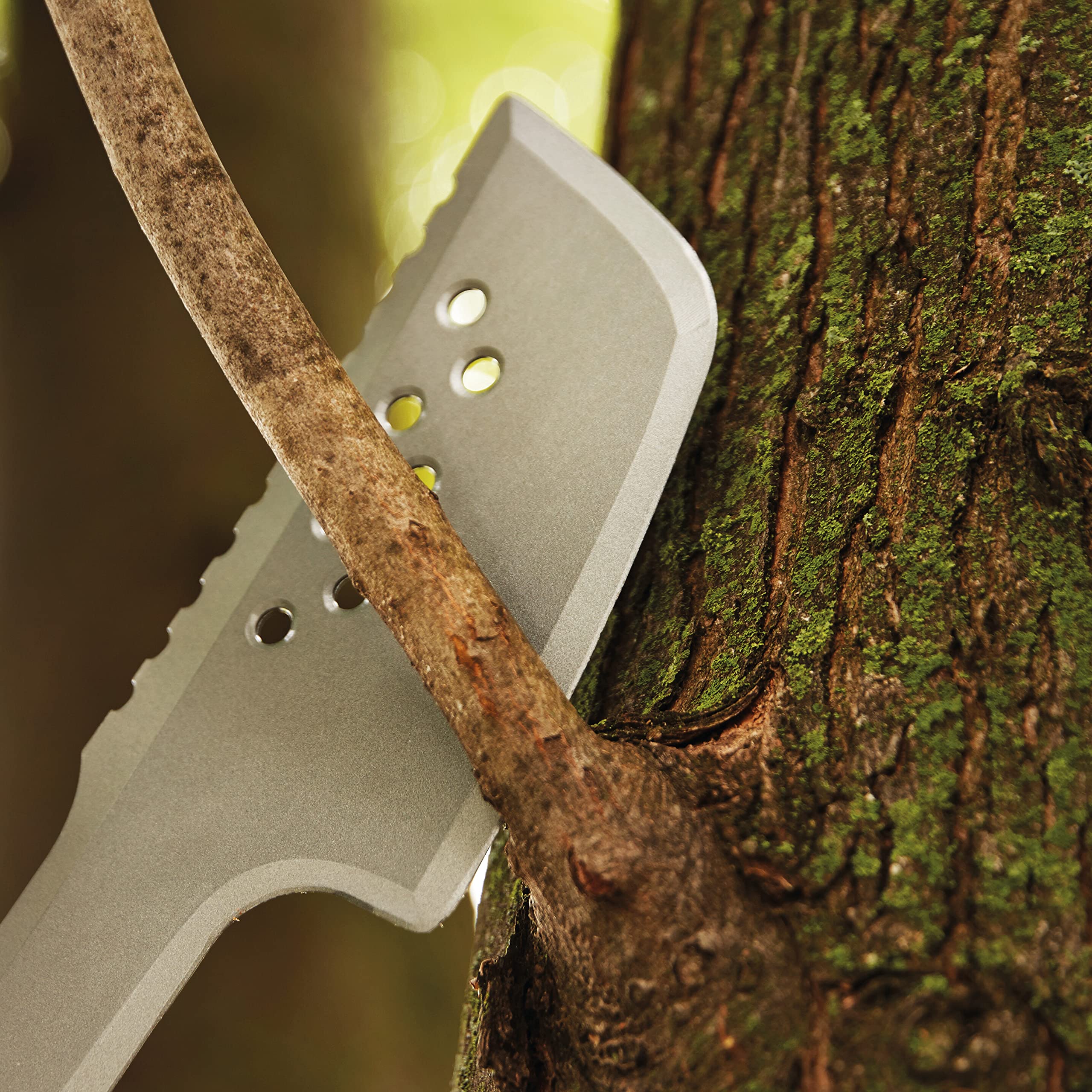 Fiskars Machete-Axt, Inkl. Holster aus Nylon, Klingenlänge: 46 cm, Gehärteter Stahl/Kunststoff, Schwarz/Orange, 1051236