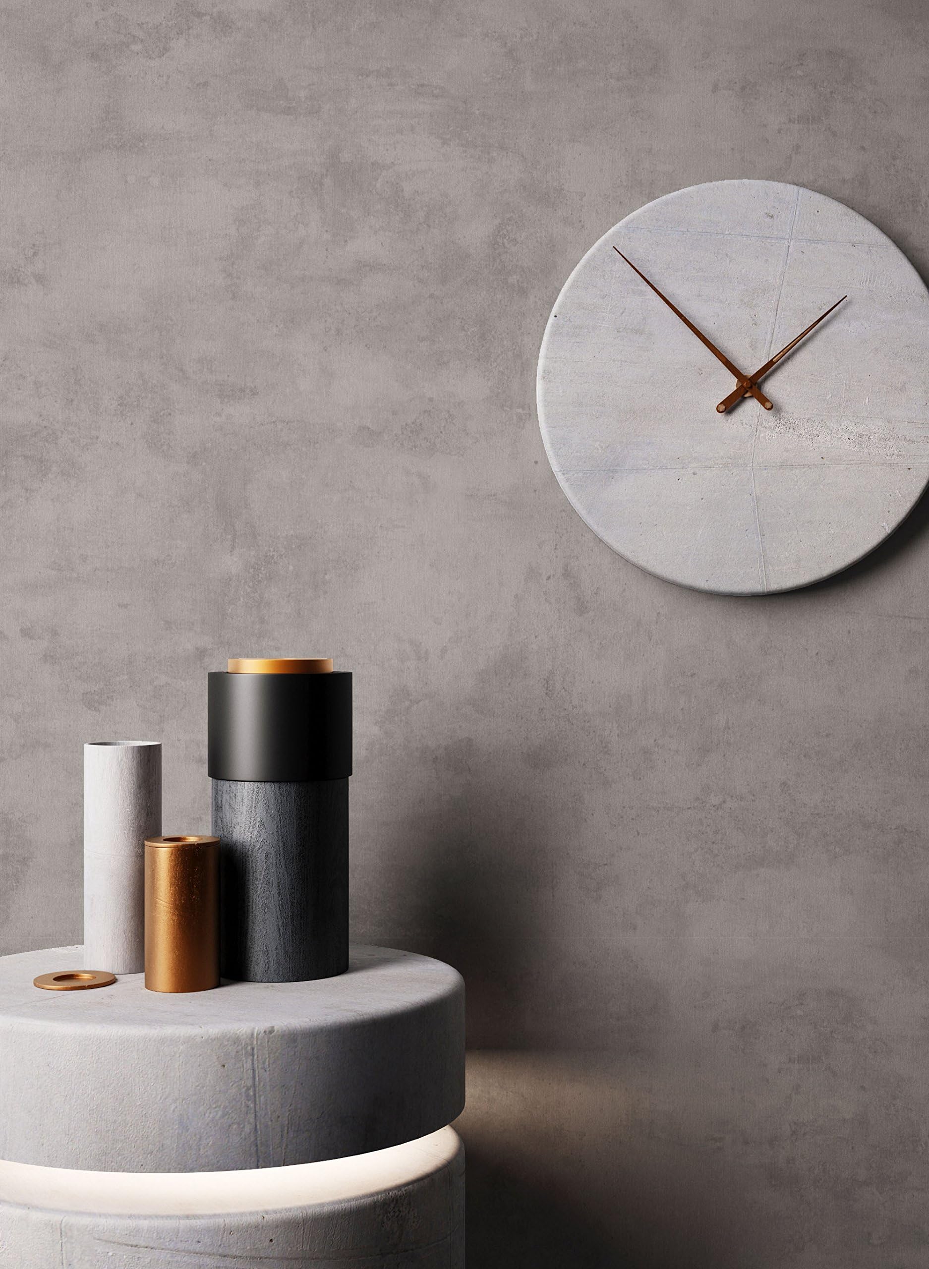 NEWROOM Wallpaper Concrete Industrial turquoise plaster concrete uni fleece Bauhaus stone modern - BAUHAUS - stone - urban - realistic