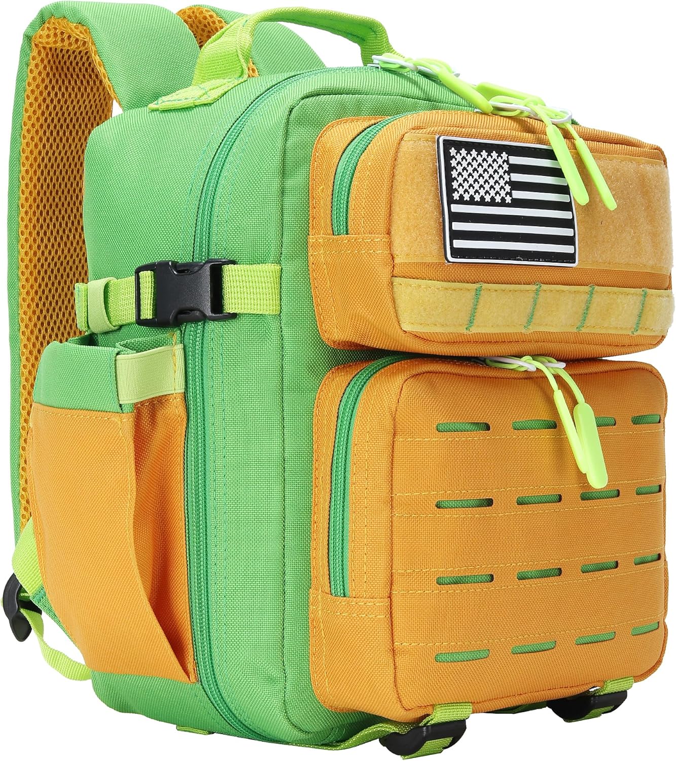 9L Mini Tactical Backpack for Men and Women, Tactical Backpack Small for Hiking, Small Tactical Bag (Purple Tie-Dye)