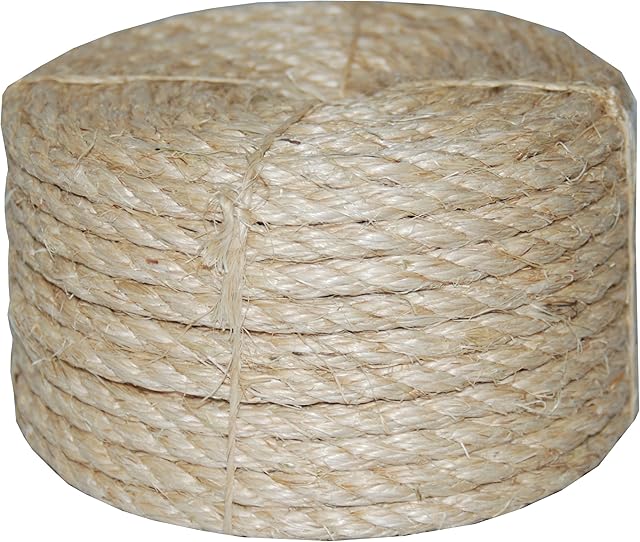 T.W. Corda de sisal torcida Evans Cordage Co. 23-410, pacote único